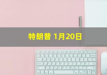 特朗普 1月20日